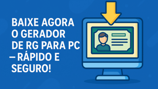 Gerador de RG – O Programa de PC Ideal Para Criar RGs de Forma Rápida e Profissional